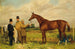 Prince Charlie zwycięzca Two Thousand Guineas z portretami M. H. Jones właściciela i M. Josepha Dawsona trenera - Harry Hall — widok dzieła
