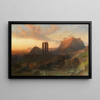 Harry John Johnson - The Acropolis of Athens with Mount Hymettus and the Olive Groves of the Academy.webp