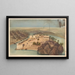 Wyspa Philæ - Hector Horeau — oprawiony obraz na ścianie