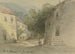 Widok na wiejską drogę - Heinrich Adolf Valentin Hoffmann — widok dzieła