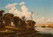 Dęby w pobliżu stawu - Heinrich Buntzen — widok dzieła