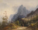Widok na Mhlsteinhorn - Heinrich Carl Schubert — widok dzieła