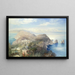 Panorama Capri - Heinrich Hiller — oprawiony obraz na ścianie