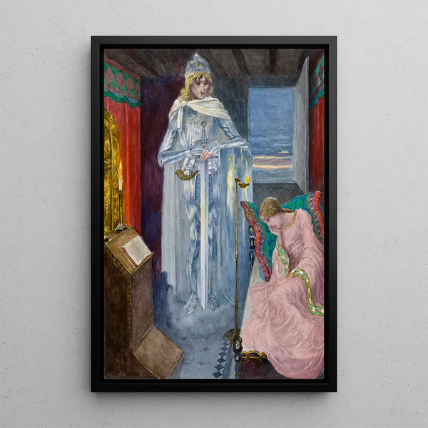 Elsa - Heinrich Lefler — oprawiony obraz na ścianie