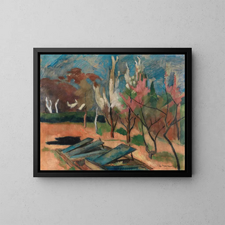Heinrich Nauen - Garten mit Treibhausbeeten.webp