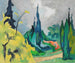 Parc Dilborn - Heinrich Nauen — widok dzieła