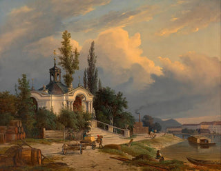 La chapelle Saint-Jean-Népomucène sur le Schanzel - Heinrich Peyer — widok dzieła