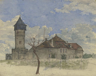 La tour de guet à Sachsenhausen - Heinrich Rumbler — widok dzieła