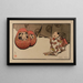 Taquiner le Daruma - Helen Hyde — oprawiony obraz na ścianie