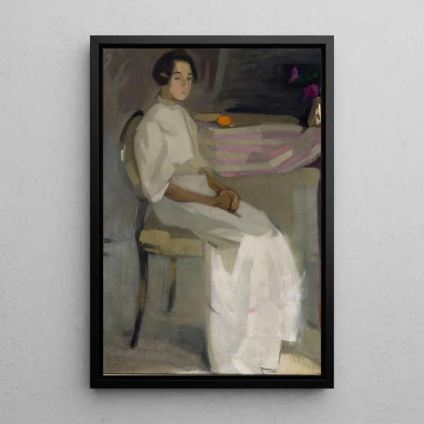 kostiumowy II - Helene Schjerfbeck — oprawiony obraz na ścianie