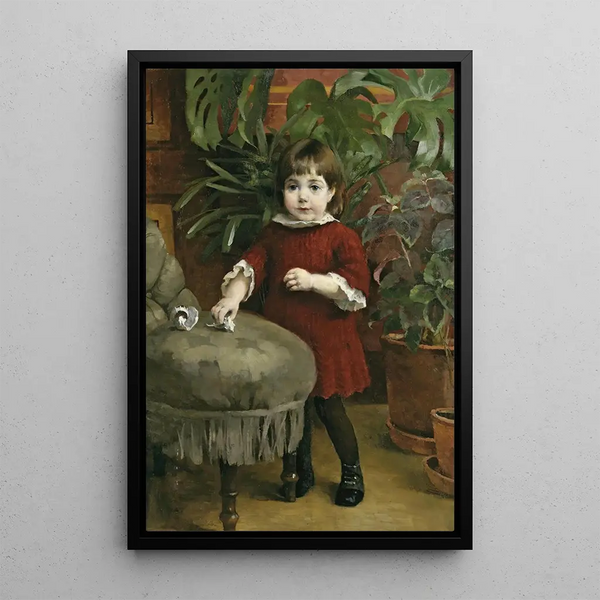 Petite Gudrun - Helene Schjerfbeck — oprawiony obraz na ścianie