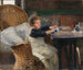 Le Convalescent - Helene Schjerfbeck — widok dzieła