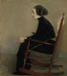 La couturière La femme qui travaille - Helene Schjerfbeck — widok dzieła