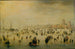Scena łyżwiarska - Hendrick Avercamp — widok dzieła