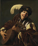 Chłopiec grający na lutni - Hendrick ter Brugghen — widok dzieła