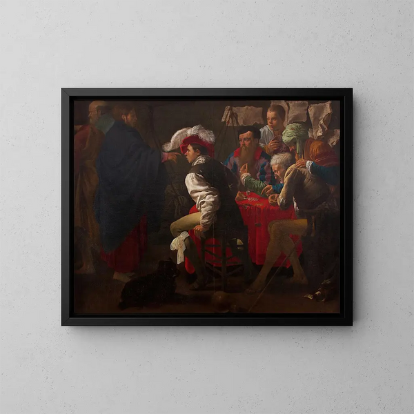 L'Wezwanie świętego Mateusza - Hendrick Ter Brugghen — oprawiony obraz na ścianie