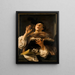Le chanteur - Hendrick ter Brugghen — oprawiony obraz na ścianie