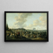 Odjazd Karola II Angielskiego z Scheveningen, 2 czerwca 1660 - Hendrick de Meijer — oprawiony obraz na ścianie