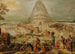 La Tour de Babel (Konflikt przypadków) - Hendrick van Cleve III — widok dzieła