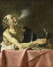 Le fumeur, allegoria ulotności - Hendrick van Someren — widok dzieła