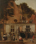 La remise d'un diplôme à l'Université de Leyde vers 1650 - Hendrick van der Burgh — widok dzieła