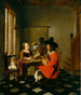 Le jeu de cartes - Hendrick van der Burgh — widok dzieła