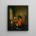 Le jeu de cartes - Hendrick van der Burgh — oprawiony obraz na ścianie