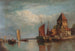 Scena kanału z łodziami - Hendrik Barend Koekkoek — widok dzieła