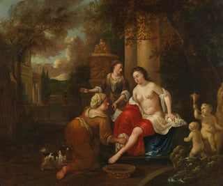 Béthsabée w kąpieli - Hendrik Carr — widok dzieła