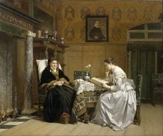 Niedzielny poranek - Hendrik Jacobus Scholten — widok dzieła