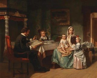 Le conteur - Hendrik Jacobus Scholten — widok dzieła