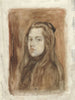 Portret dziewczynki z długimi włosami - Hendrik Johannes Haverman — widok dzieła