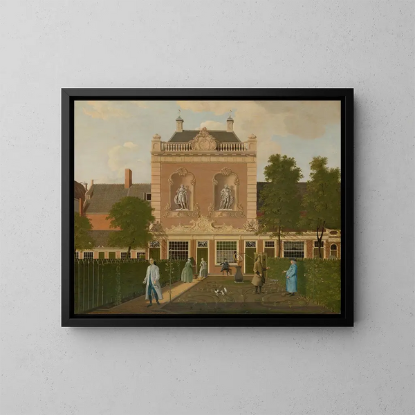 Le jardin et la remise de 524 Keizersgracht à Amsterdam - Hendrik Keun — oprawiony obraz na ścianie