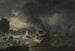 Le Naufrage - Hendrik Kobell — widok dzieła