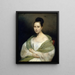 Portret Adélaïde Rousseau Scheffer - Hendrik Scheffer — oprawiony obraz na ścianie