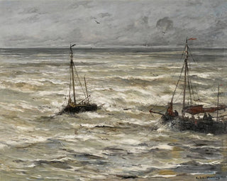 En morze - Hendrik Willem Mesdag — widok dzieła