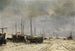pejzażu polder z zamarzniętymi łodziami - Hendrik Willem Mesdag — widok dzieła