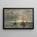 Powrót floty rybackiej - Hendrik Willem Mesdag — oprawiony obraz na ścianie