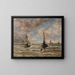 Le moulage de l'ancre - Hendrik Willem Mesdag — oprawiony obraz na ścianie