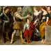 Reprodukcja obrazu Henri IV powierzający regencję Marii Medycejskiej - Eugène Delacroix