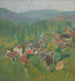 Henri Martin - Widok na dachy Labastide-du-Vert latem - Henri Martin — widok dzieła