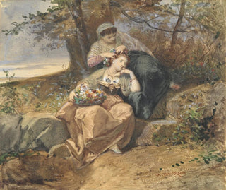 dwóch kobiet - Henri-Charles-Antoine Baron — widok dzieła