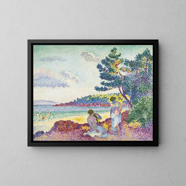 Baigneuses - Henri-Edmond Cross — oprawiony obraz na ścianie