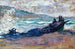 Łodzie na plaży - Henri-Edmond Cross — widok dzieła