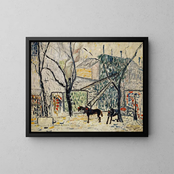 Boulevard - Henri-Edmond Cross — oprawiony obraz na ścianie