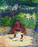 L'Enfant au tablier blanc - Henri-Edmond Cross — widok dzieła