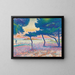 Plaża Saint-Clair - Henri-Edmond Cross — oprawiony obraz na ścianie