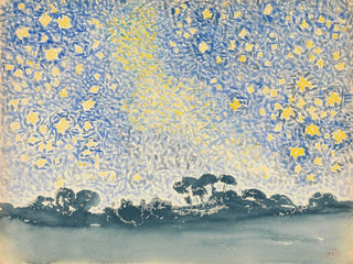 pejzaż z gwiazdami - Henri-Edmond Cross — widok dzieła