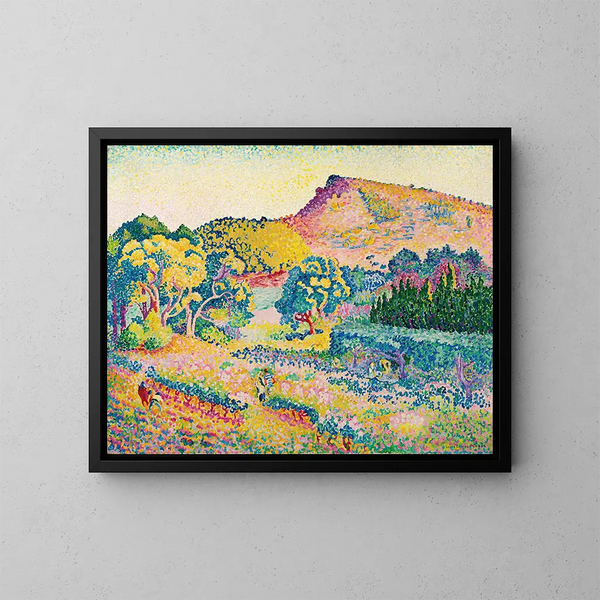 pejzaż z Cap Nègre - Henri-Edmond Cross — oprawiony obraz na ścianie
