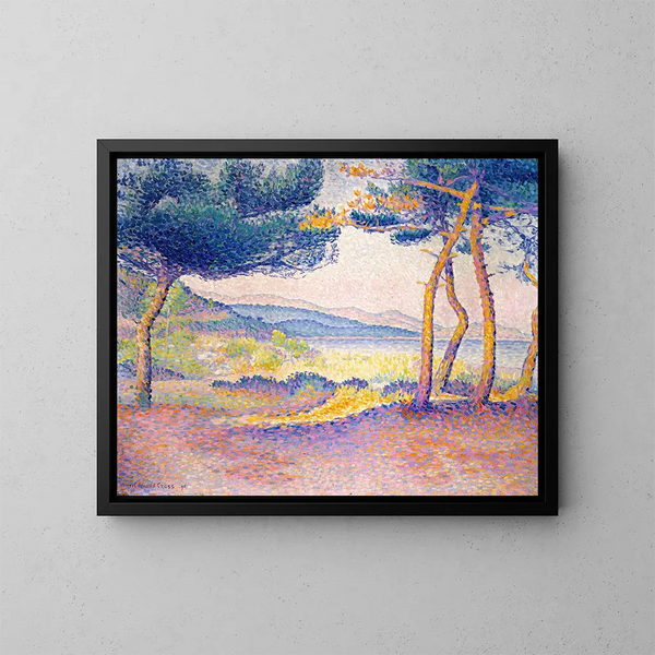 Pins le long de la côte - Henri-Edmond Cross — oprawiony obraz na ścianie